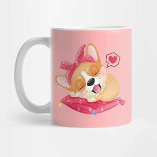 Cute Corgi Sleeping - Corgi Dogs Mug